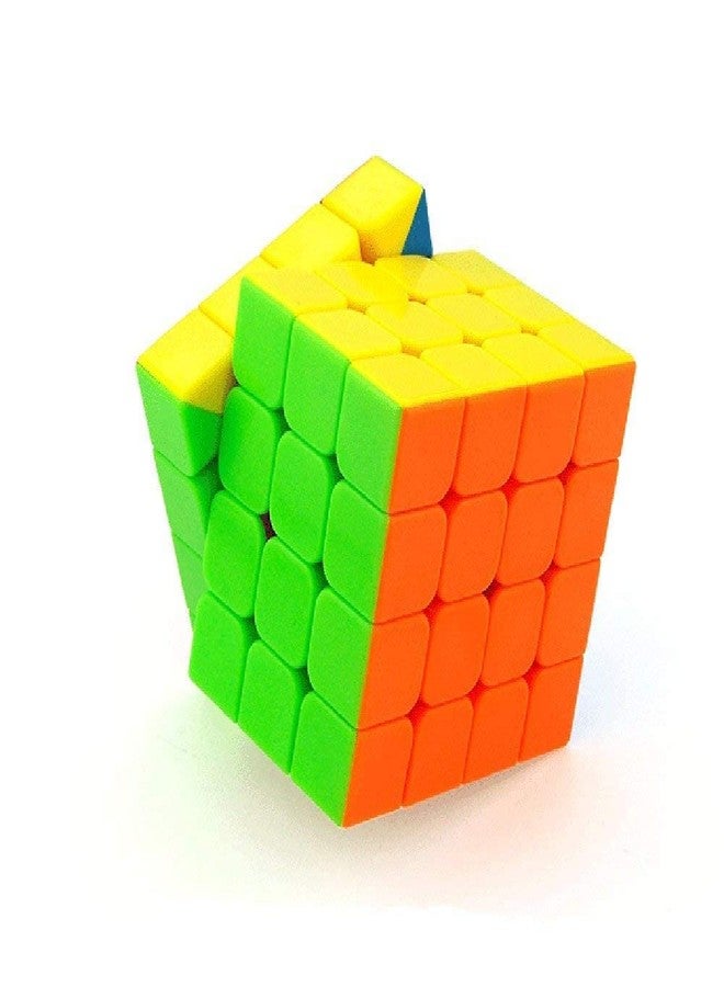 MKY 4x4 Speed Cube Stickerless 59mm Puzzle & Pyramid Speed Cube, 3x3 Stickerless Combo for Kids | Perfect Combo for Fun & Entertainment | Ideal Gift for Kids 3+ Years - Image 3